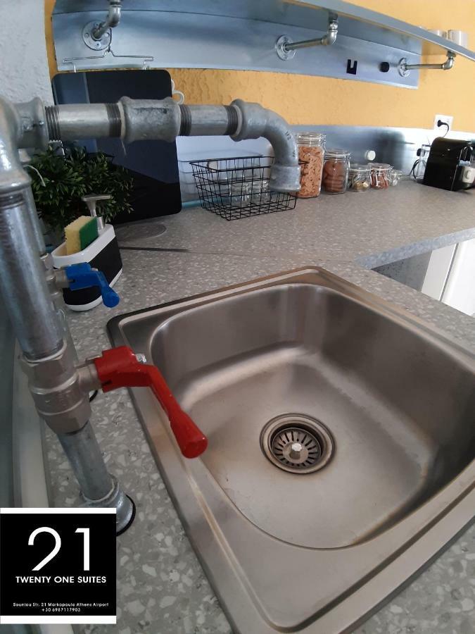 21 Suites Deluxe Stay Near The Airport Markopoulo Mesogaias Bagian luar foto